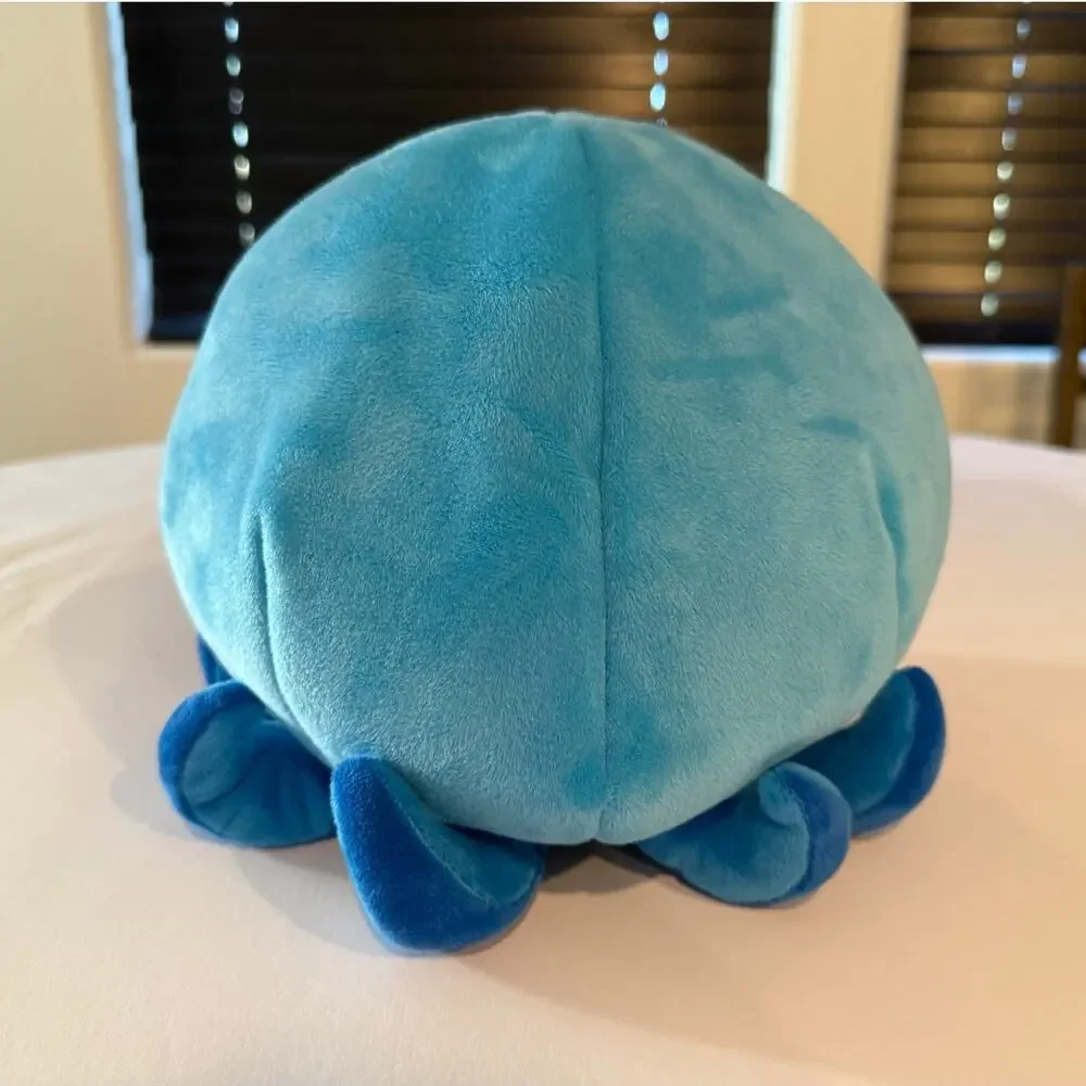 Cute Plush Octopus Small Animal Hideout Bed Hamster Cave Blue 9x8